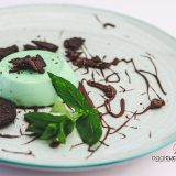 panna cotta alla menta e cioccolato