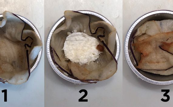 preparazione tortino di melanzane
