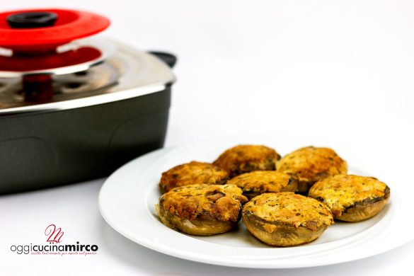 funghi ripieni in padella magic cooker