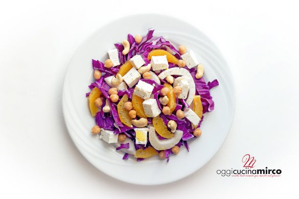 insalata di cavolo cappuccio rosso