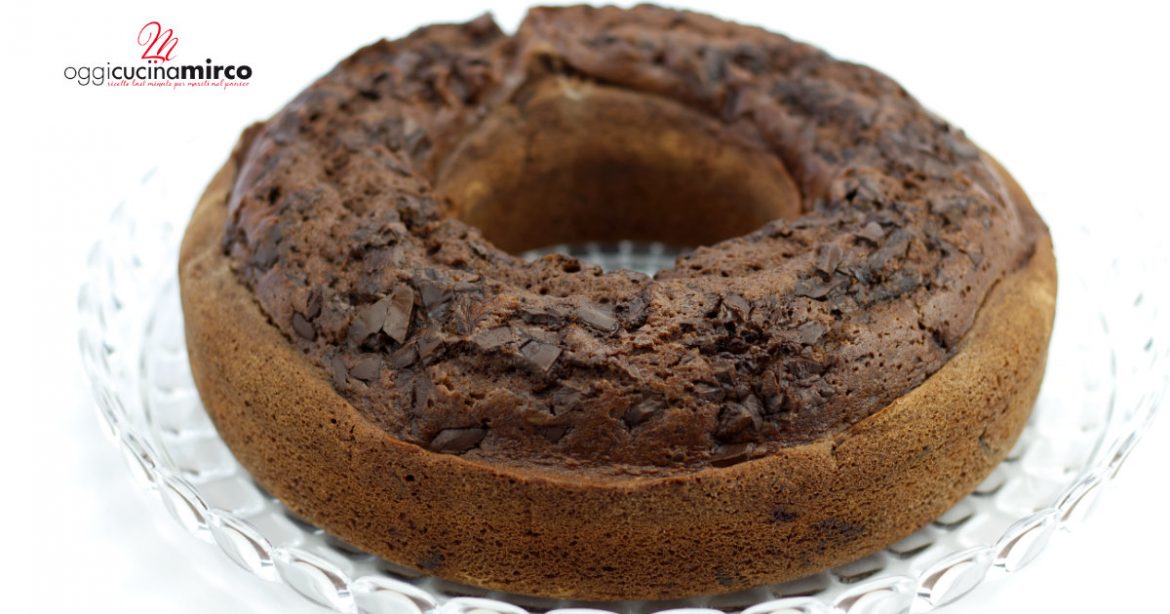 ciambellone cacao e cioccolato con kit forno magic cooker