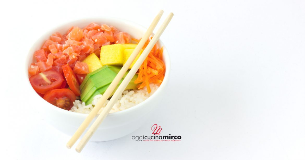 come fare una pokè bowl
