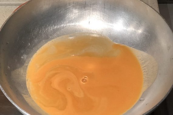 acqua di pomodoro in padella