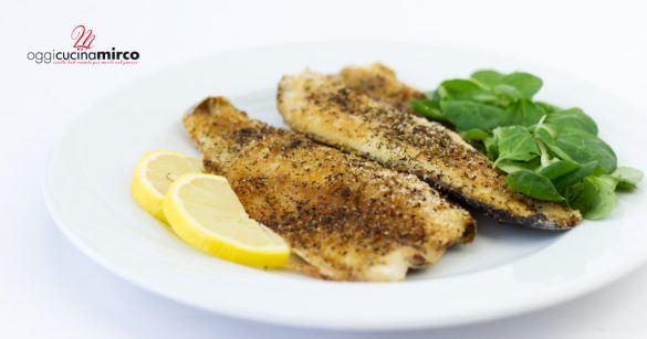 sogliole gratinate con Kit Forno magic cooker