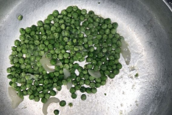 cottura piselli