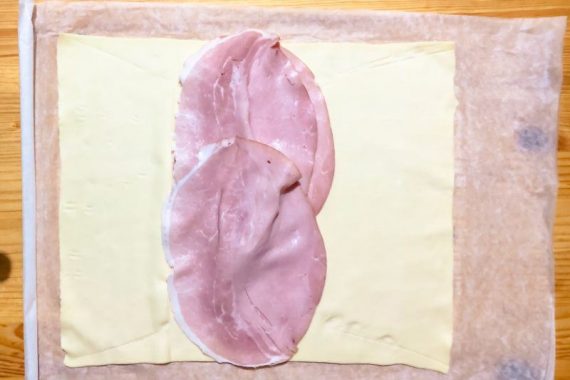 sfoglia con prosciutto cotto