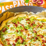 torta salata con broccoli cotto e pancetta