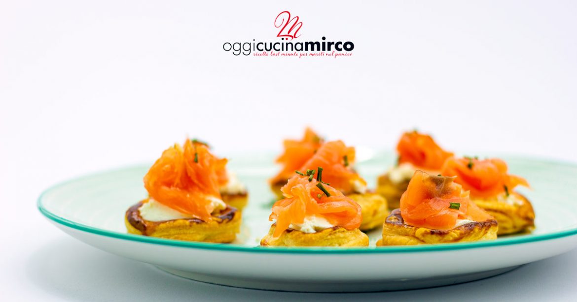 vol au vent di pasta sfoglia