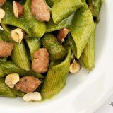 Pasta con crema di bietole