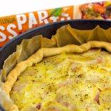 torta rustica con patate prosciutto cotto e scamorza