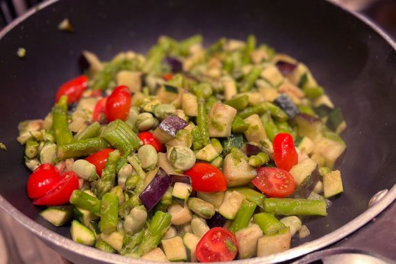 torta salata con verdure 0