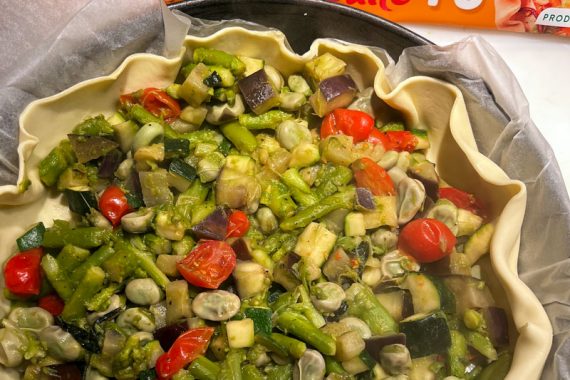 torta salata con verdure 2