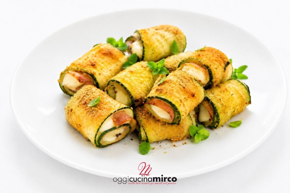 bombette di zucchine in friggitrice ad aria