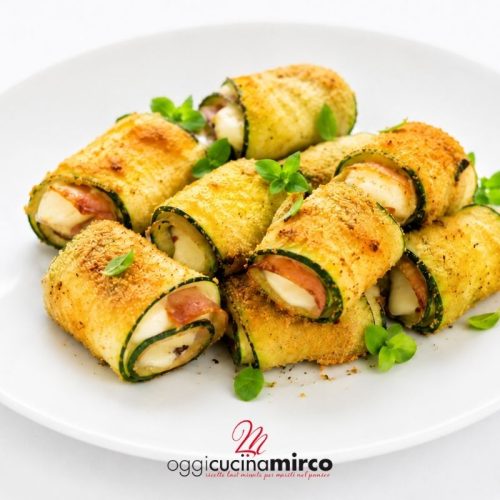 bombette di zucchine in friggitrice ad aria
